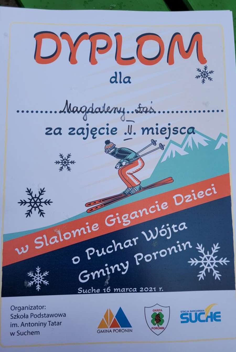 Slalom gigant w Suchem