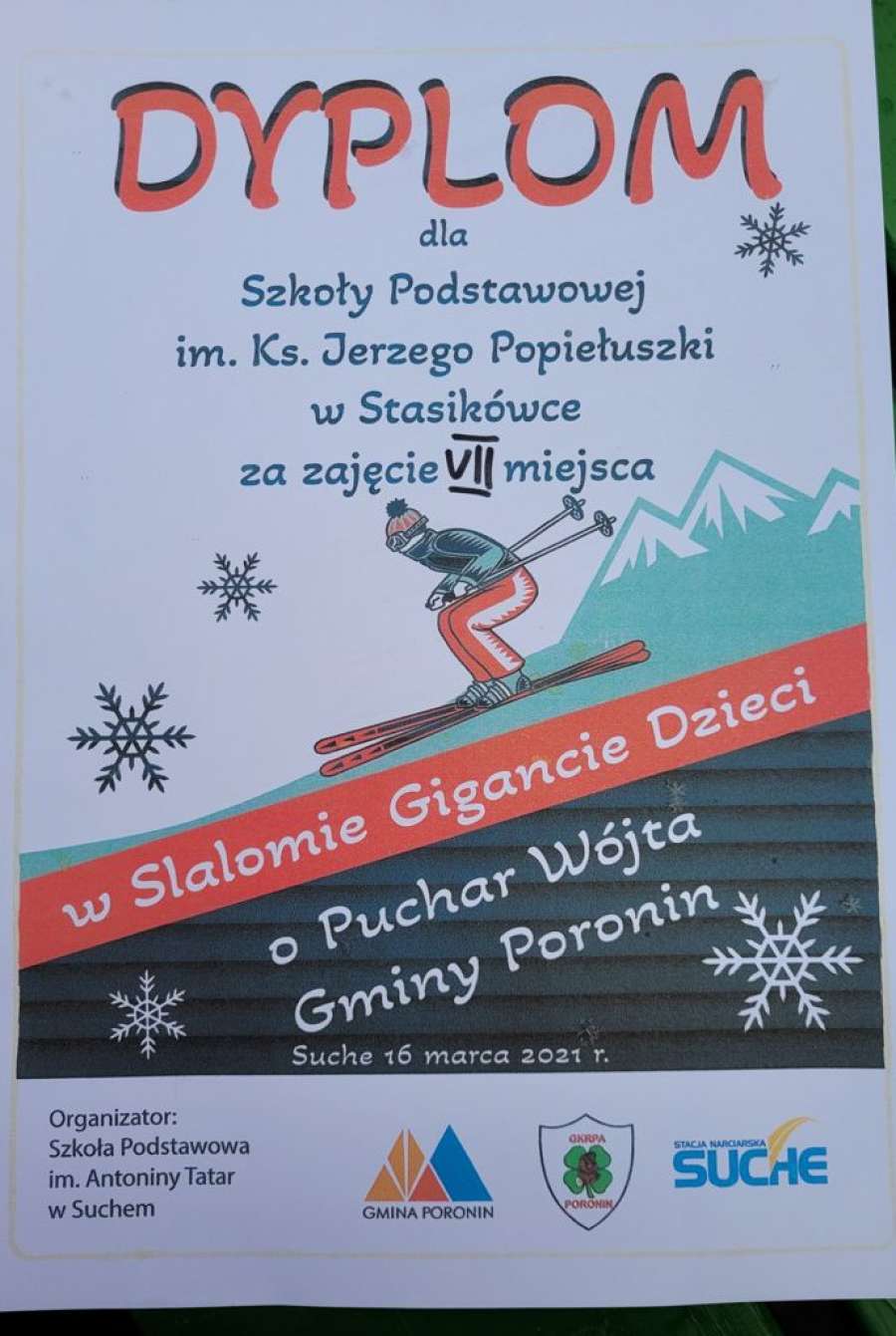 Slalom gigant w Suchem